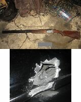 У селі Здорівка п\'яний чоловік вистріляв по автомобілю з рушниці
