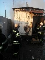 Загорівся контейнер у Василькові